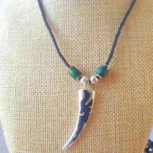 Leather rope  necklace